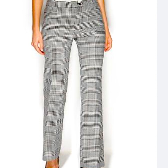 Calvin Klein Houndstooth Print Pants - Picture 1 of 5